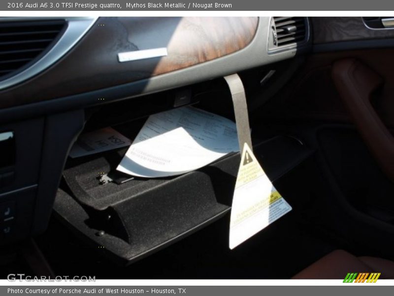 Mythos Black Metallic / Nougat Brown 2016 Audi A6 3.0 TFSI Prestige quattro