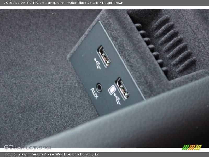 Mythos Black Metallic / Nougat Brown 2016 Audi A6 3.0 TFSI Prestige quattro