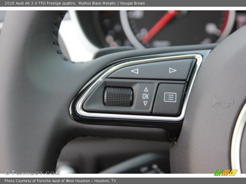 Mythos Black Metallic / Nougat Brown 2016 Audi A6 3.0 TFSI Prestige quattro