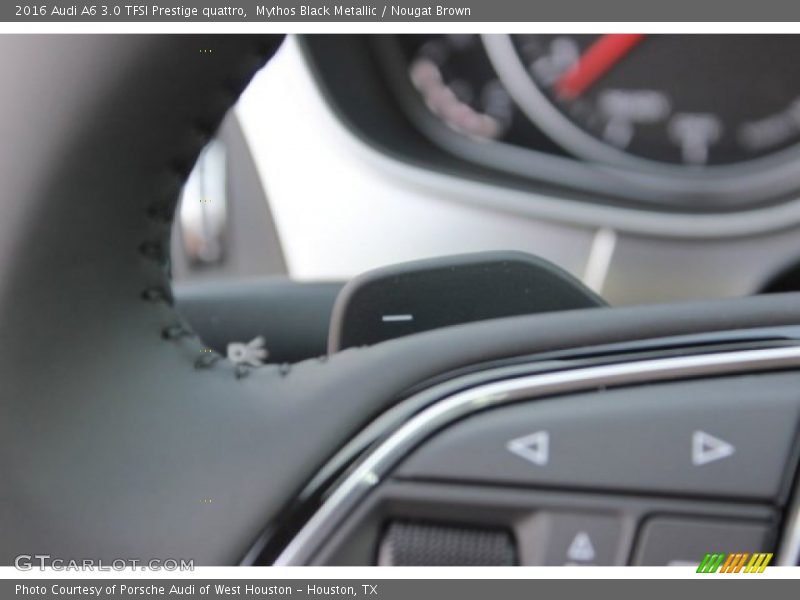 Mythos Black Metallic / Nougat Brown 2016 Audi A6 3.0 TFSI Prestige quattro