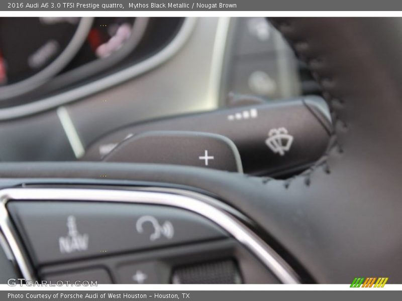 Mythos Black Metallic / Nougat Brown 2016 Audi A6 3.0 TFSI Prestige quattro