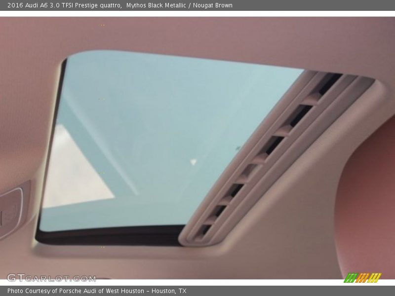 Mythos Black Metallic / Nougat Brown 2016 Audi A6 3.0 TFSI Prestige quattro