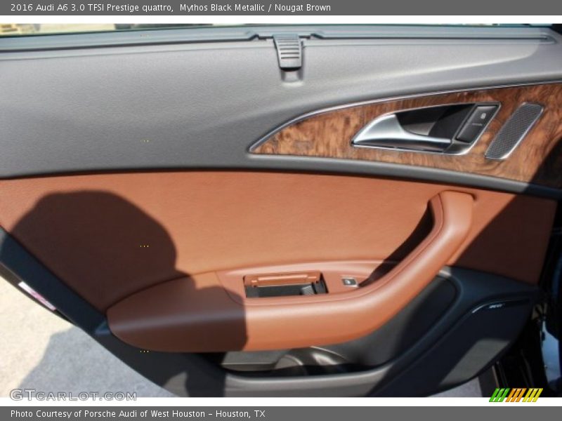 Mythos Black Metallic / Nougat Brown 2016 Audi A6 3.0 TFSI Prestige quattro