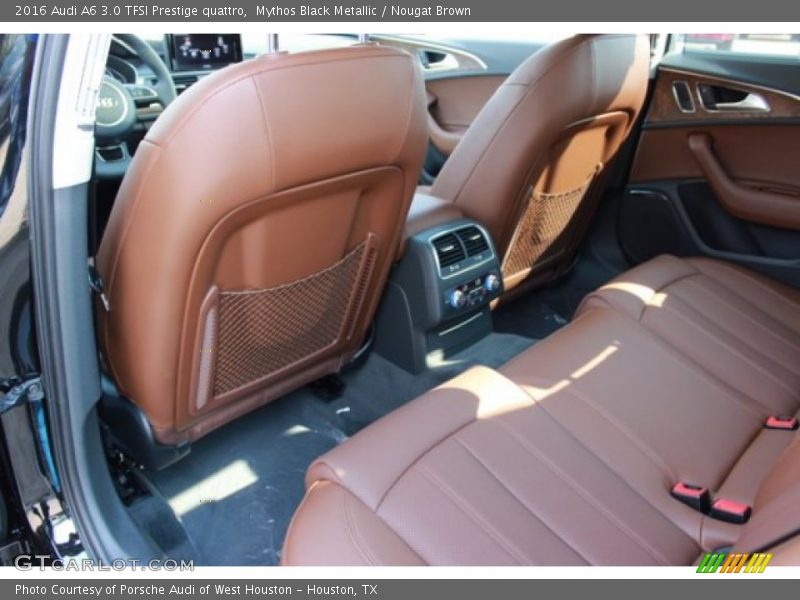 Mythos Black Metallic / Nougat Brown 2016 Audi A6 3.0 TFSI Prestige quattro