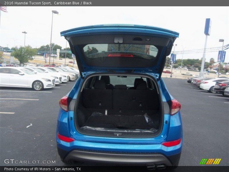 Caribbean Blue / Black 2016 Hyundai Tucson Sport