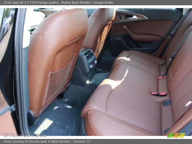 Mythos Black Metallic / Nougat Brown 2016 Audi A6 3.0 TFSI Prestige quattro