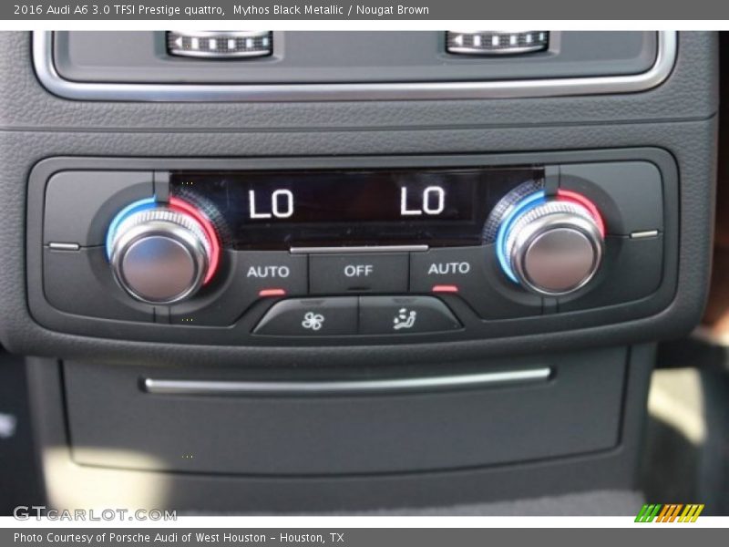 Mythos Black Metallic / Nougat Brown 2016 Audi A6 3.0 TFSI Prestige quattro