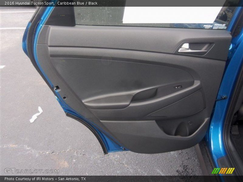 Caribbean Blue / Black 2016 Hyundai Tucson Sport