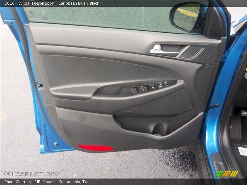 Caribbean Blue / Black 2016 Hyundai Tucson Sport