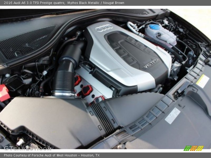 Mythos Black Metallic / Nougat Brown 2016 Audi A6 3.0 TFSI Prestige quattro