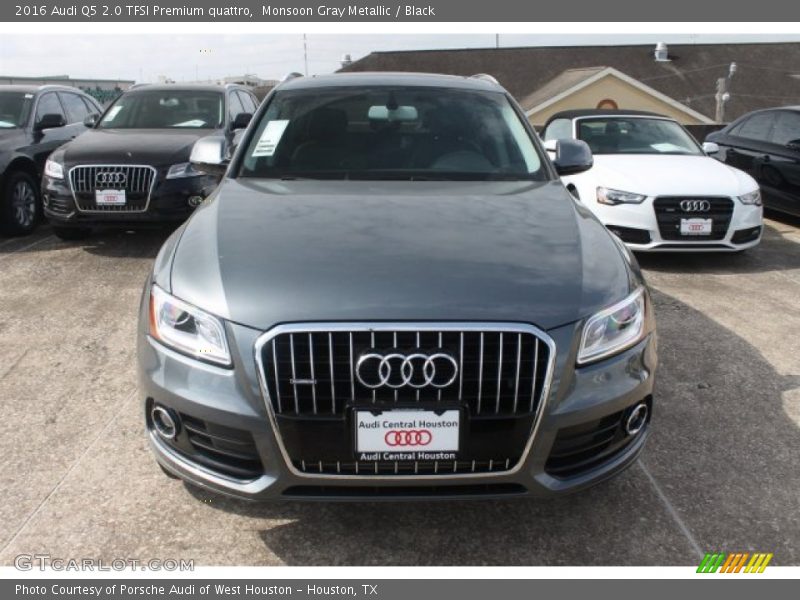 Monsoon Gray Metallic / Black 2016 Audi Q5 2.0 TFSI Premium quattro