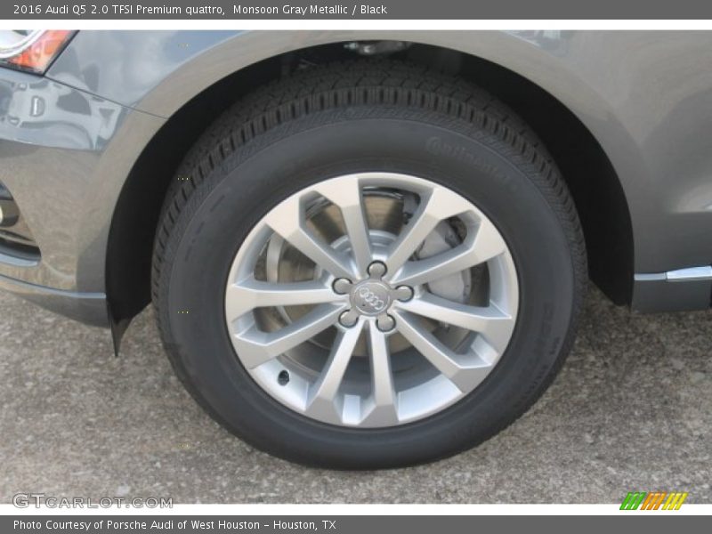 Monsoon Gray Metallic / Black 2016 Audi Q5 2.0 TFSI Premium quattro