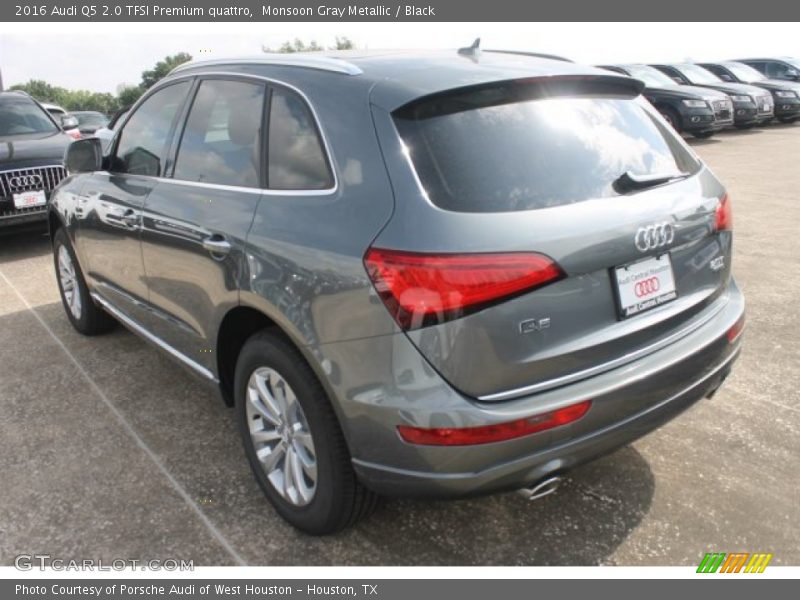 Monsoon Gray Metallic / Black 2016 Audi Q5 2.0 TFSI Premium quattro