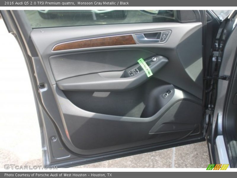 Monsoon Gray Metallic / Black 2016 Audi Q5 2.0 TFSI Premium quattro