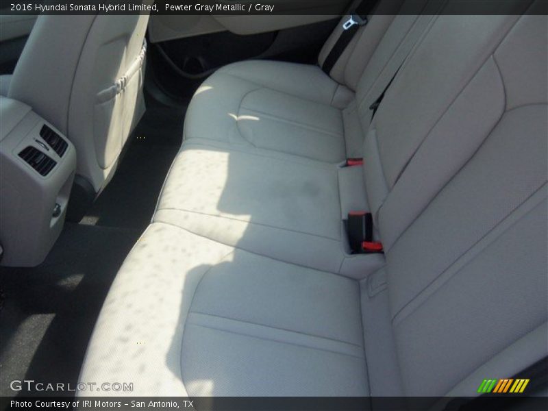 Pewter Gray Metallic / Gray 2016 Hyundai Sonata Hybrid Limited