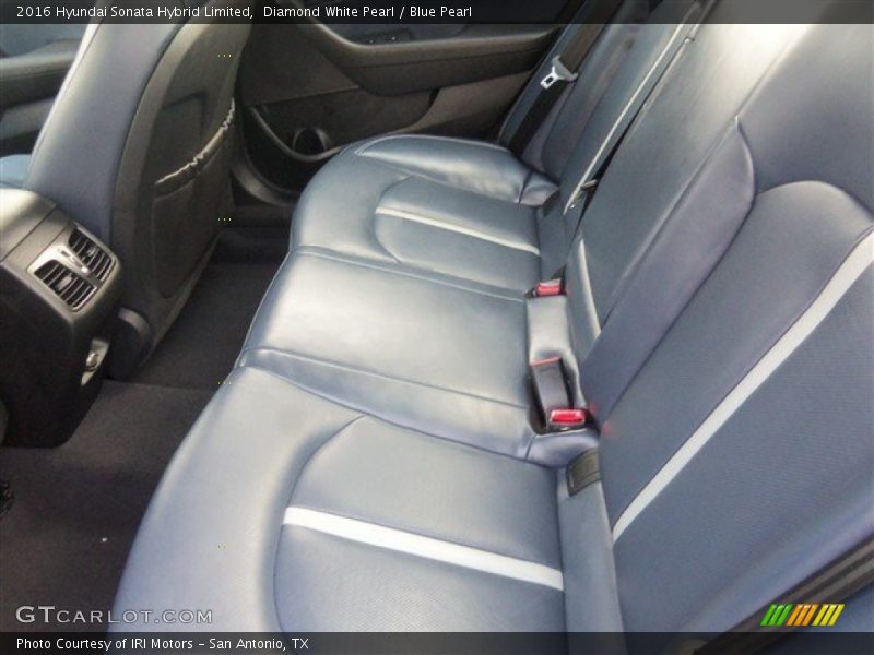 Rear Seat of 2016 Sonata Hybrid Limited