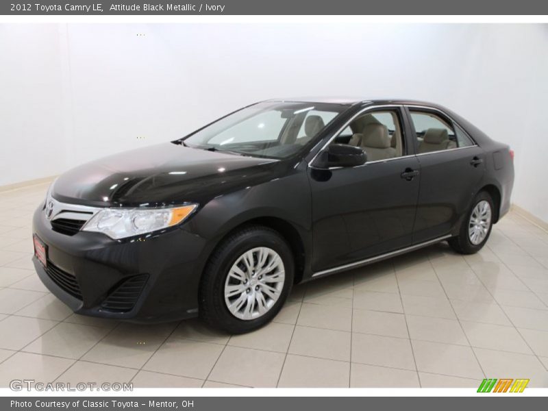 Attitude Black Metallic / Ivory 2012 Toyota Camry LE