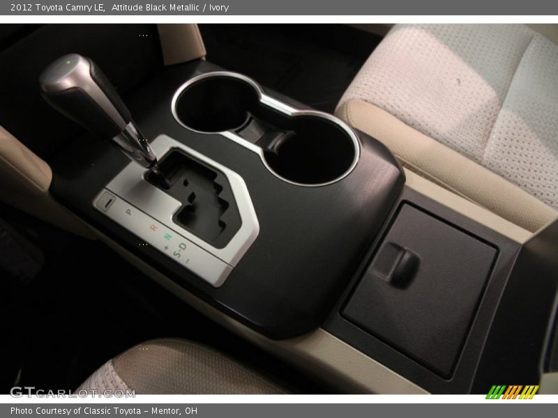 Attitude Black Metallic / Ivory 2012 Toyota Camry LE