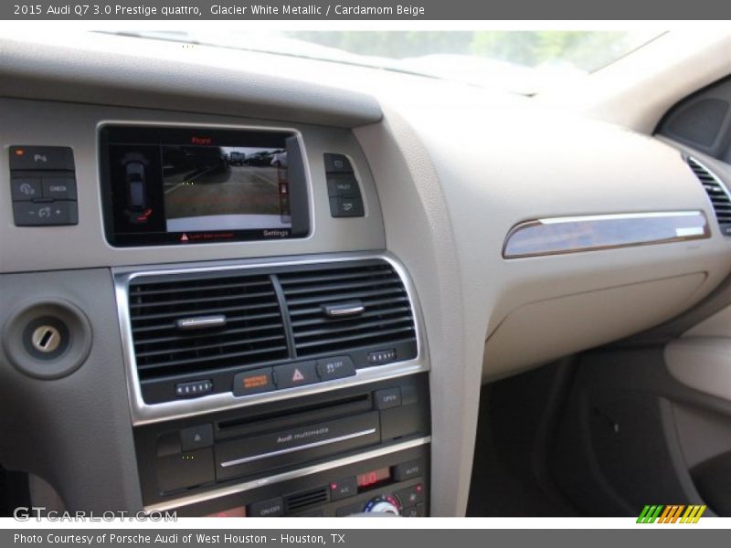Glacier White Metallic / Cardamom Beige 2015 Audi Q7 3.0 Prestige quattro