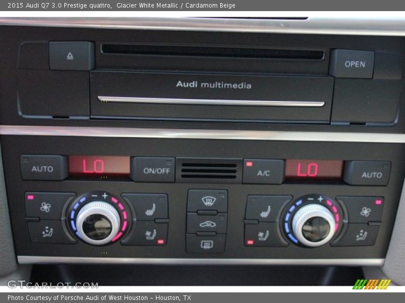 Glacier White Metallic / Cardamom Beige 2015 Audi Q7 3.0 Prestige quattro
