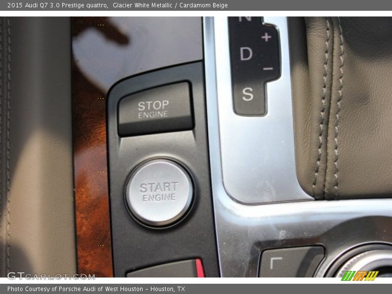 Glacier White Metallic / Cardamom Beige 2015 Audi Q7 3.0 Prestige quattro