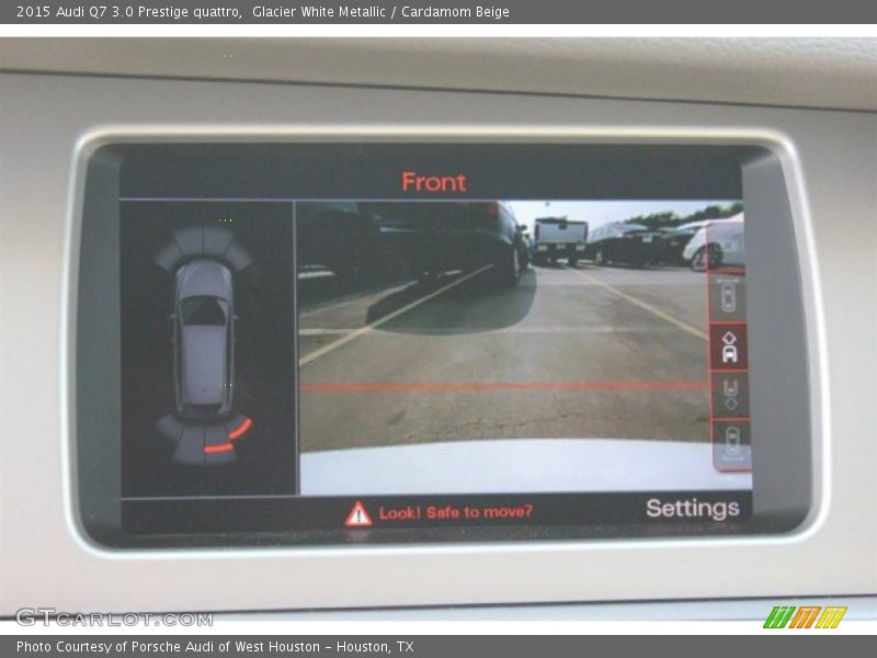 Glacier White Metallic / Cardamom Beige 2015 Audi Q7 3.0 Prestige quattro