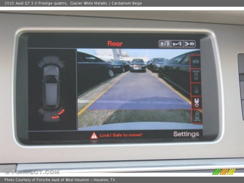 Glacier White Metallic / Cardamom Beige 2015 Audi Q7 3.0 Prestige quattro