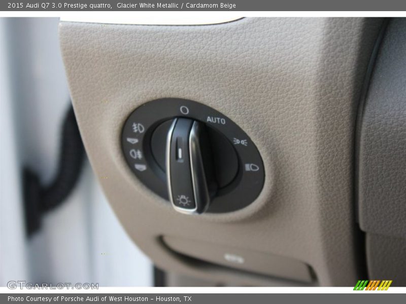 Glacier White Metallic / Cardamom Beige 2015 Audi Q7 3.0 Prestige quattro