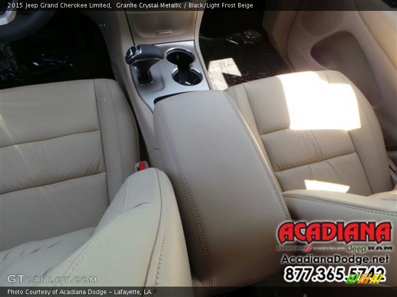 Granite Crystal Metallic / Black/Light Frost Beige 2015 Jeep Grand Cherokee Limited