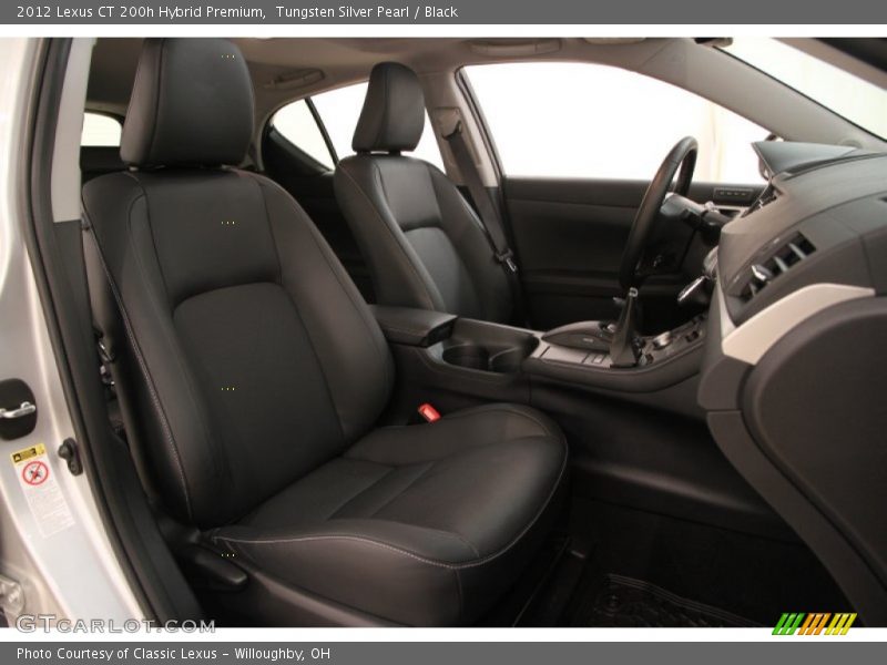 Tungsten Silver Pearl / Black 2012 Lexus CT 200h Hybrid Premium