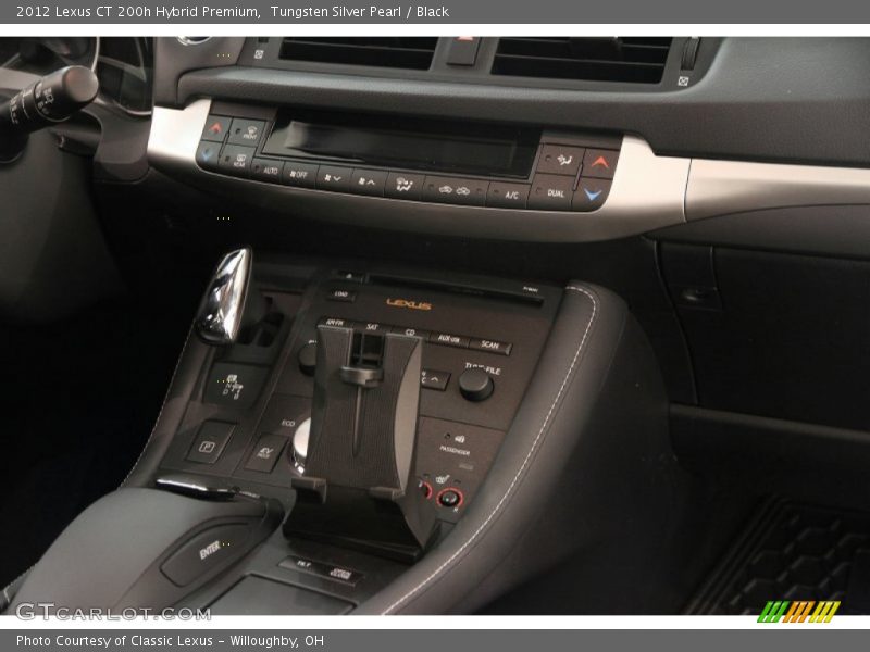 Tungsten Silver Pearl / Black 2012 Lexus CT 200h Hybrid Premium