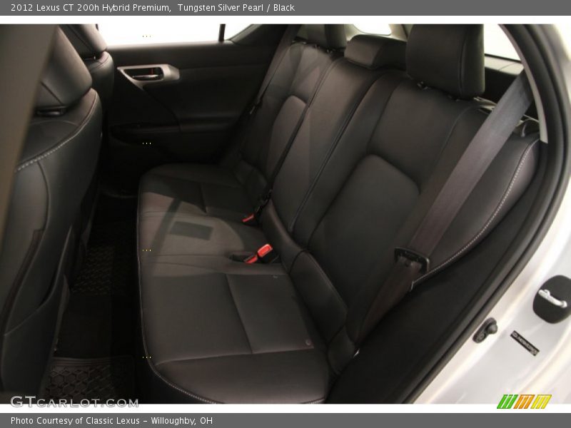 Tungsten Silver Pearl / Black 2012 Lexus CT 200h Hybrid Premium