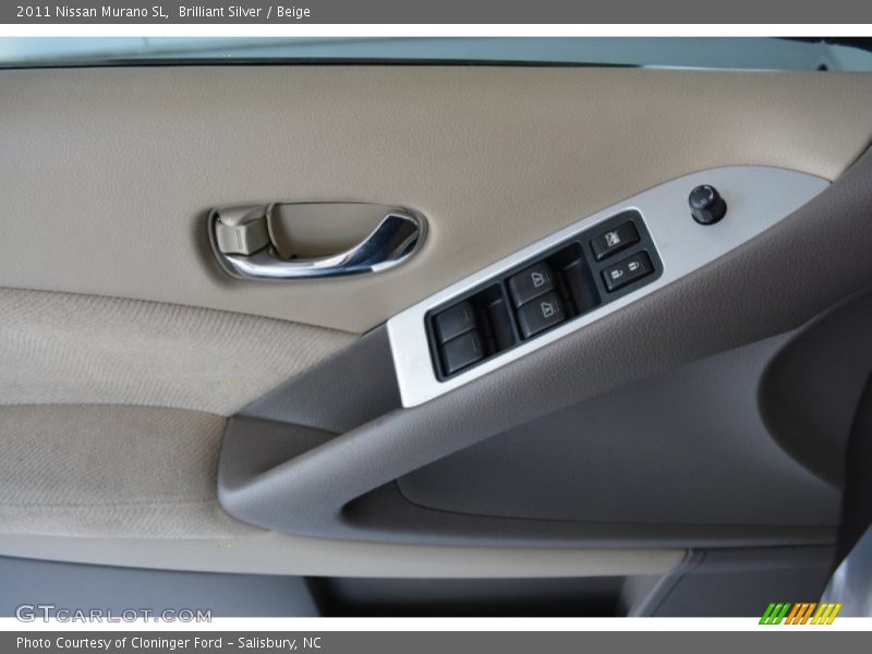 Brilliant Silver / Beige 2011 Nissan Murano SL