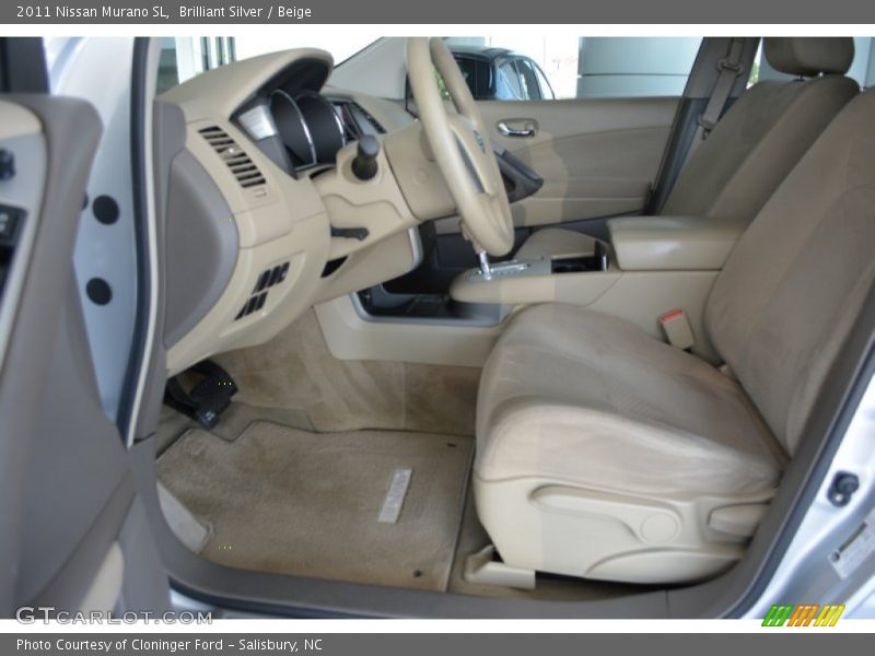 Brilliant Silver / Beige 2011 Nissan Murano SL