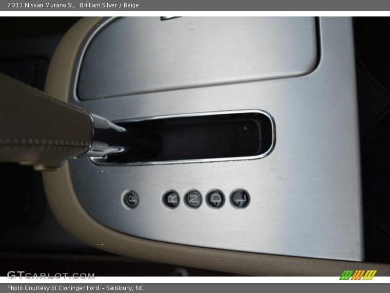 Brilliant Silver / Beige 2011 Nissan Murano SL