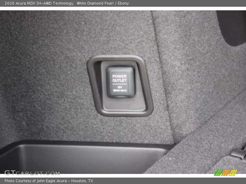 White Diamond Pearl / Ebony 2016 Acura MDX SH-AWD Technology