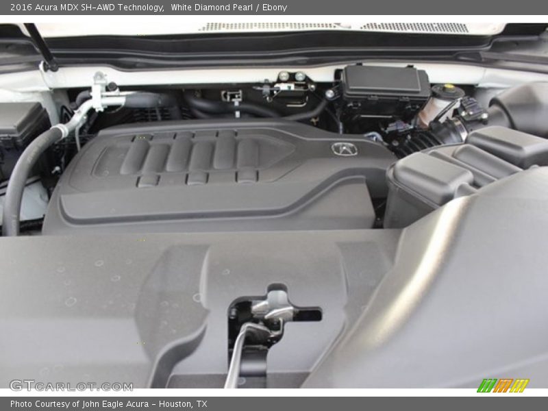 White Diamond Pearl / Ebony 2016 Acura MDX SH-AWD Technology