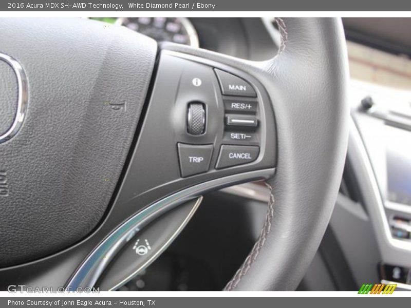 White Diamond Pearl / Ebony 2016 Acura MDX SH-AWD Technology