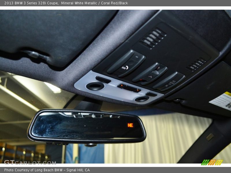 Mineral White Metallic / Coral Red/Black 2013 BMW 3 Series 328i Coupe