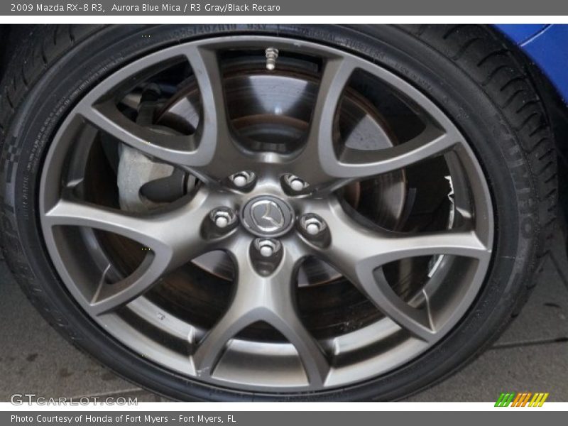 Aurora Blue Mica / R3 Gray/Black Recaro 2009 Mazda RX-8 R3