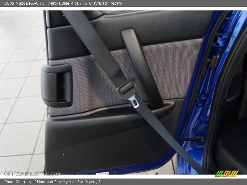 Aurora Blue Mica / R3 Gray/Black Recaro 2009 Mazda RX-8 R3