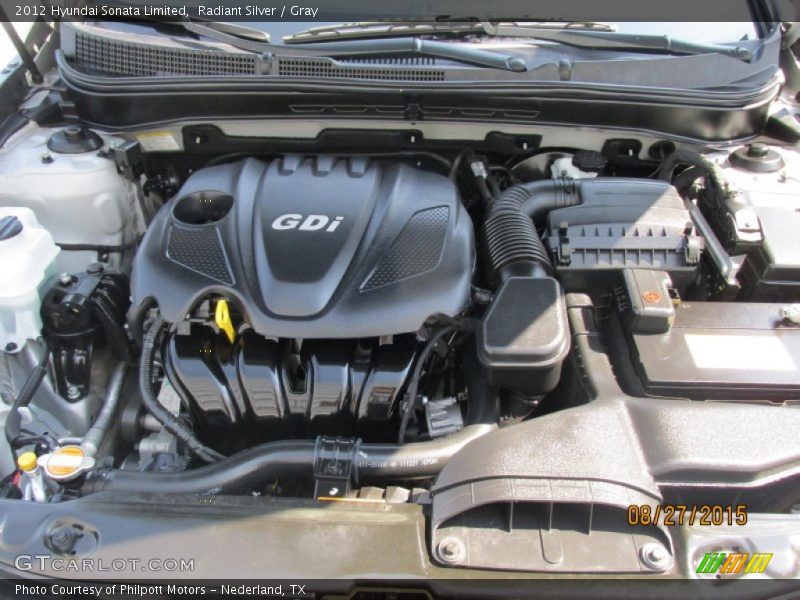 Radiant Silver / Gray 2012 Hyundai Sonata Limited