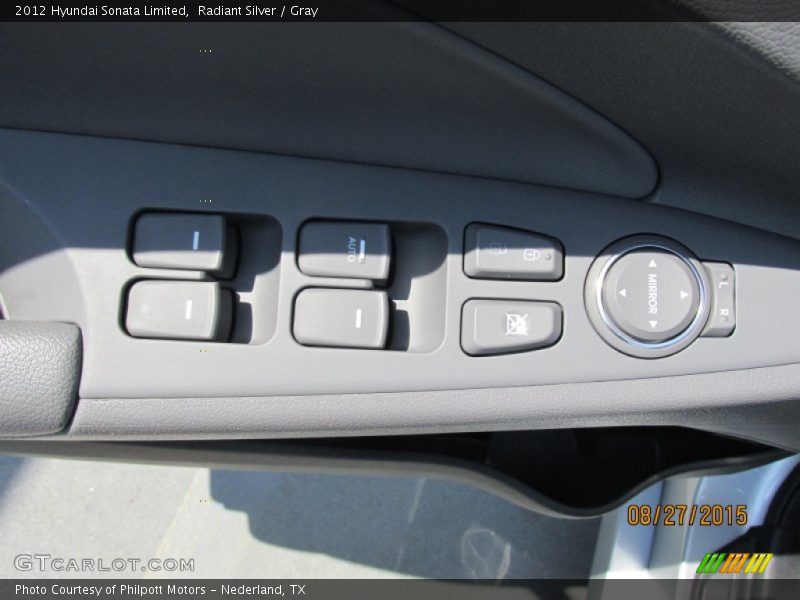 Radiant Silver / Gray 2012 Hyundai Sonata Limited