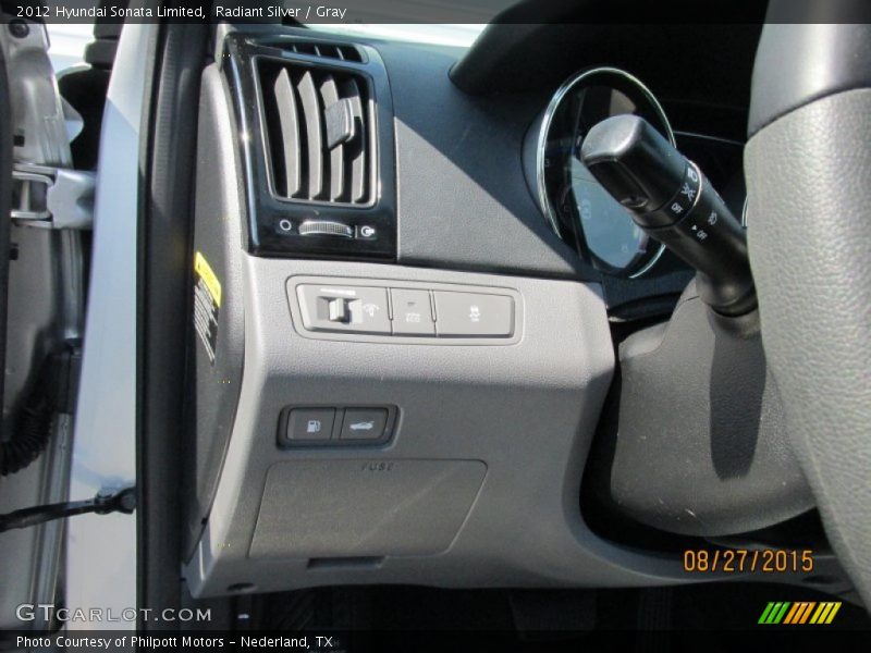 Radiant Silver / Gray 2012 Hyundai Sonata Limited