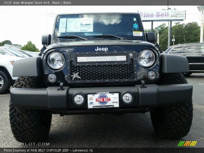 Black / Black 2015 Jeep Wrangler Sport 4x4