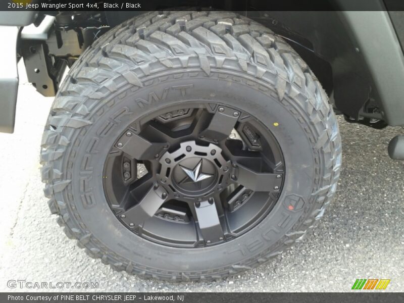 Black / Black 2015 Jeep Wrangler Sport 4x4