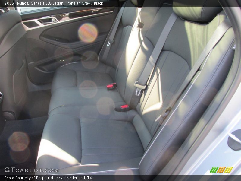 Parisian Gray / Black 2015 Hyundai Genesis 3.8 Sedan