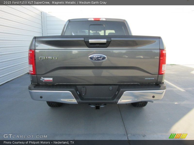 Magnetic Metallic / Medium Earth Gray 2015 Ford F150 XLT SuperCrew