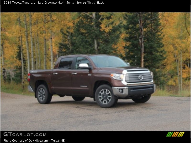 Sunset Bronze Mica / Black 2014 Toyota Tundra Limited Crewmax 4x4