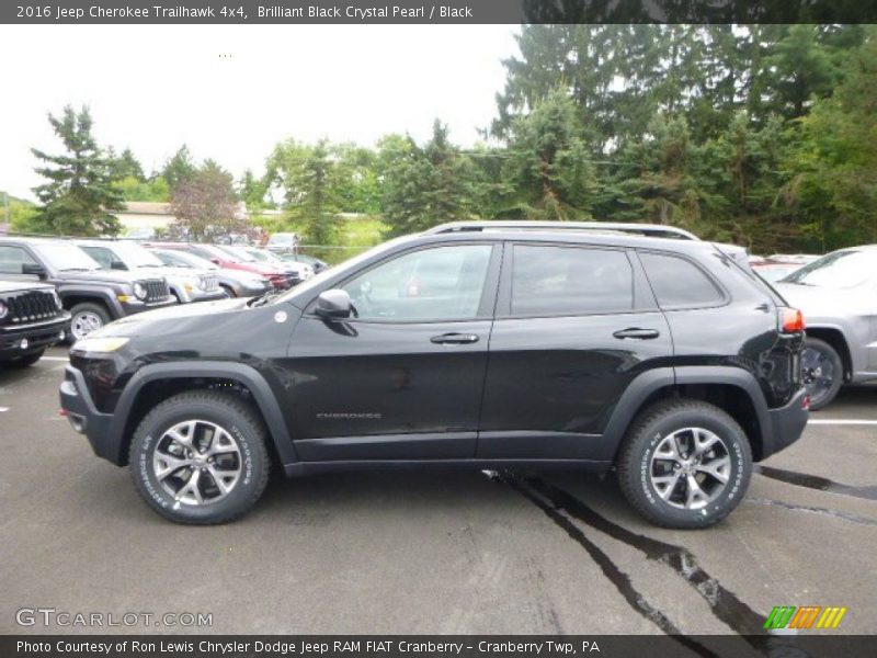  2016 Cherokee Trailhawk 4x4 Brilliant Black Crystal Pearl